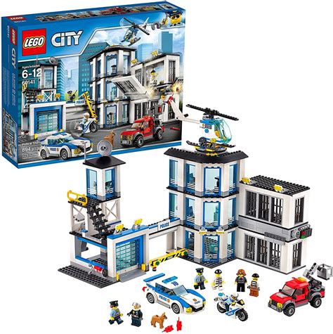 LEGO City Police Station 60141 Building Kit With Cop Car Jail Cell