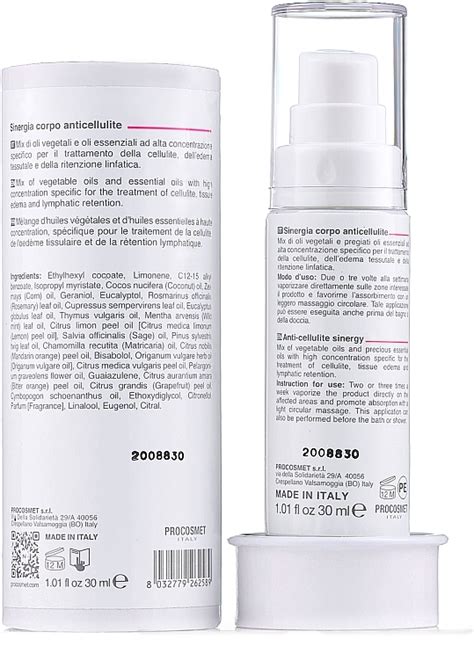 Napura Anticellulite Body Synergy Spray Anti Cellulite Aux Huiles