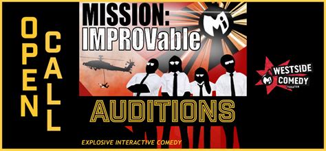 MISSION: IMPROVable Auditions - Westside Comedy