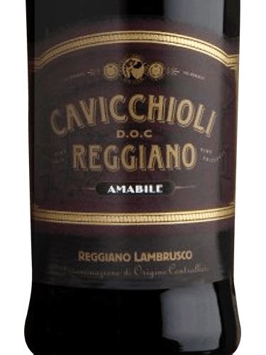 Cavicchioli Lambrusco Reggiano Amabile Vivino