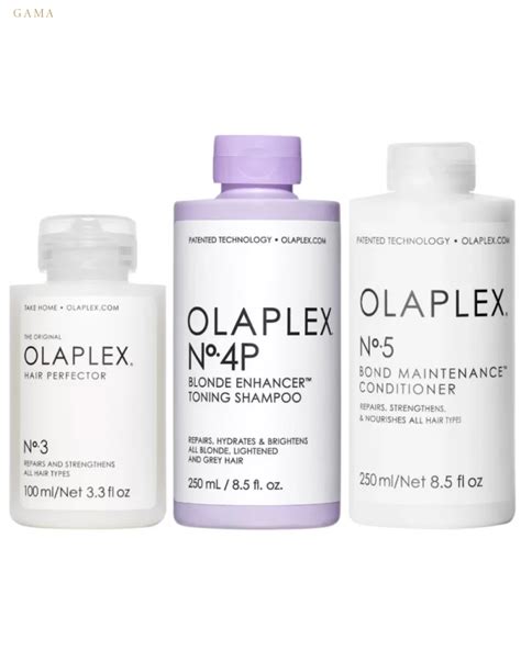 Olaplex Blonde Set N 3 4 5 Комплект за възстановяване и тонизиране на руса коса Gama Cosmetic