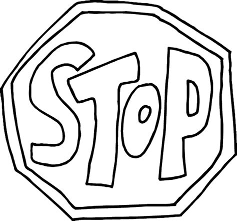 Blank Stop Sign Printable Clipart Best