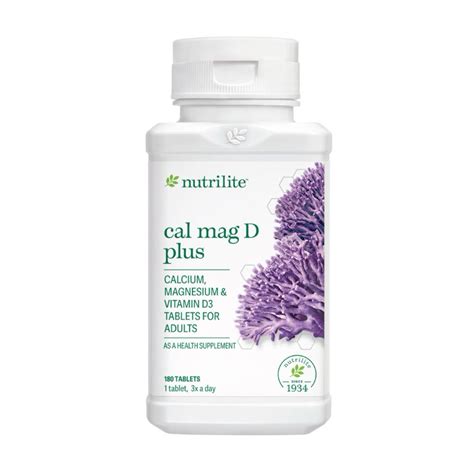 Amway New Nutrilite Cal Mag D Plus 180 Tab Untuk Sakit Sendi