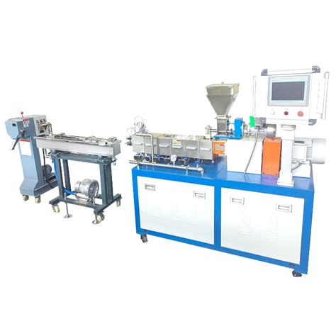 Lab Pla Pbs Biodegradable Plastic Twin Screw Extruder Machine