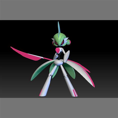 STL Datei Pokemon Paradox Zukunft Gardevoir Gallade Iron ValiantDesign