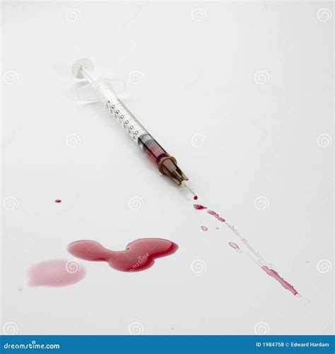 Syringe With Blood Royalty Free Stock Photos Image