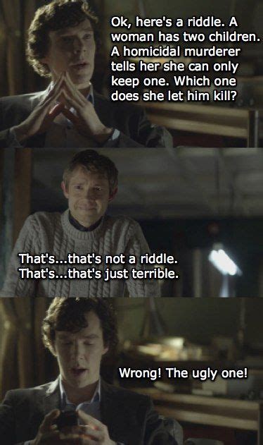 Sherlock Humour Riddle Sherlock Funny Sherlock Johnlock