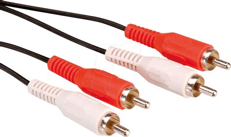 ROLINE 11094336 Cinch Kabel 2x Cinch Stecker Auf 2x Cinch Stecker 5