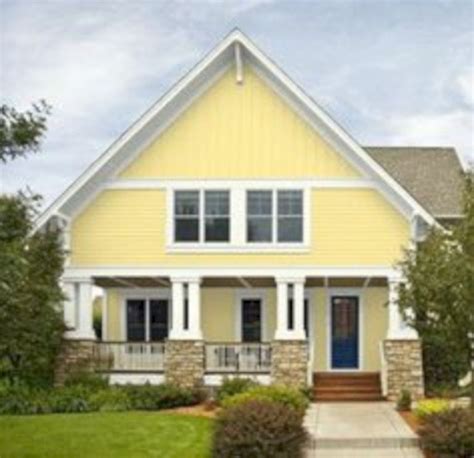 Cool Yellow Exterior House Paint Colors Bedewangdecor