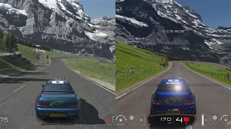 Gran Turismo 6 Vs 7 Eiger Nordwand With Subaru Impreza 90s Rally Car