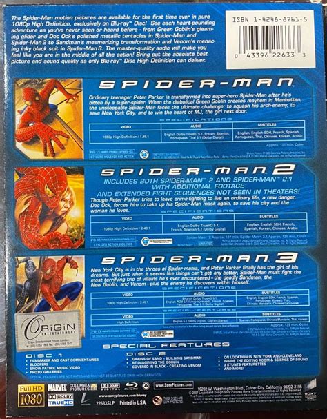 Spider-Man Trilogy Blu-ray, Hobbies & Toys, Music & Media, CDs & DVDs on Carousell