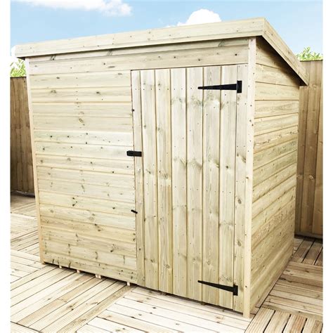 ShedsWarehouse Aston Pent Sheds BS 6ft X 3ft Windowless