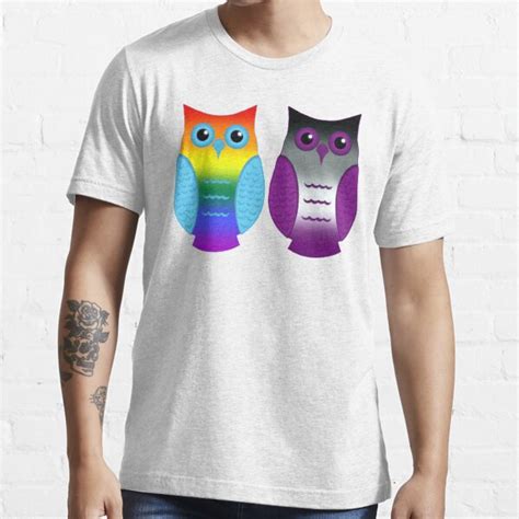 Gay Ace Pride Owls T Shirt For Sale By Shaneisadragon Redbubble