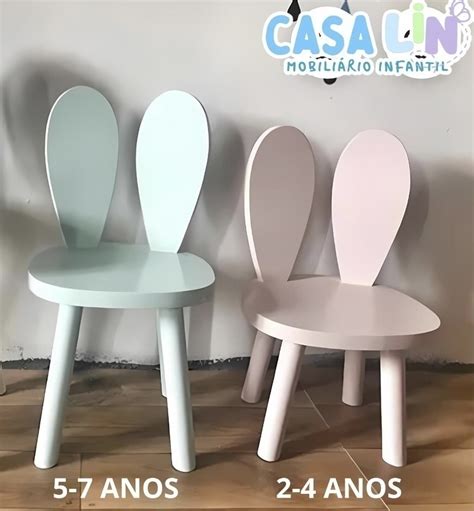 Conjunto de Mesa uma Cadeira Infantil Borboleta Léia MDF