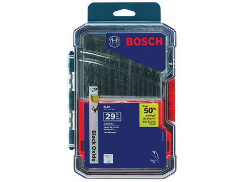 BOSCH® Black Oxide Metal Drill Bit Set - 29 pc