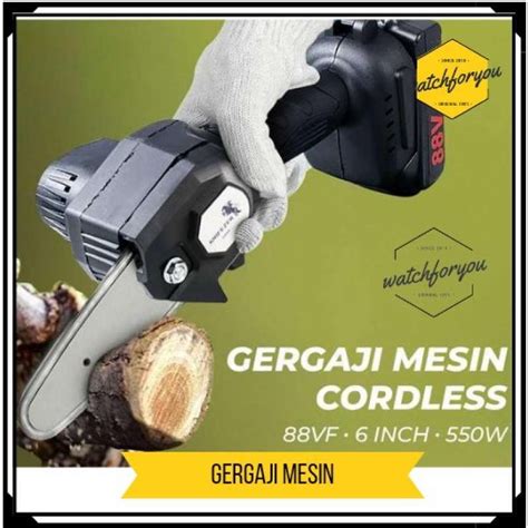 Promo Mesin Gergaji Listrik Pemotong Kayu Jigsaw Chainsaw Portable V