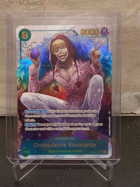 One Piece TCG Donquixote Rosinante SEC OP04 119 V 2 ENG Kingdoms Of