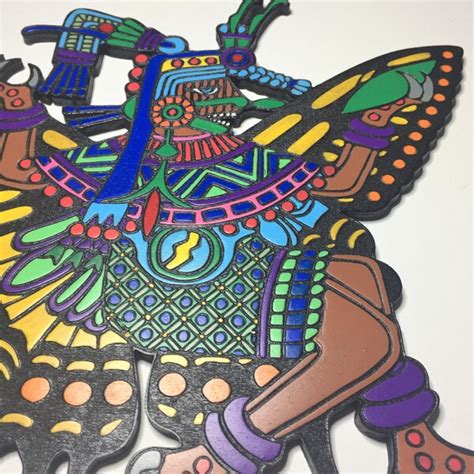 Aztec Butterfly Art Etsy