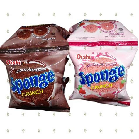 Jual OISHI SPONGE CRANCH 1 Pcs Shopee Indonesia