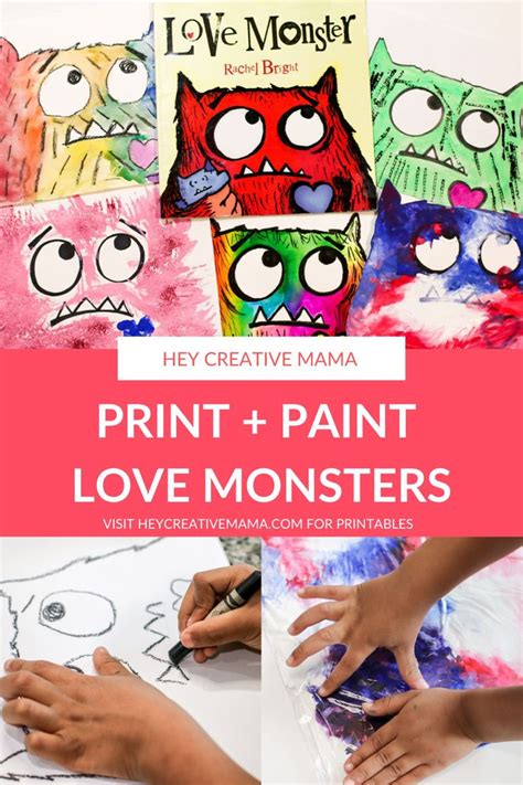 Free Love Monster Printable Love Monster Monster Monster Eyes