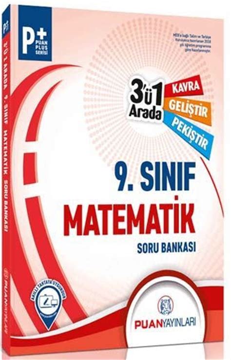 Puan Yayınları 9 Sınıf Matematik 3 ü 1 Arada Soru Bankası