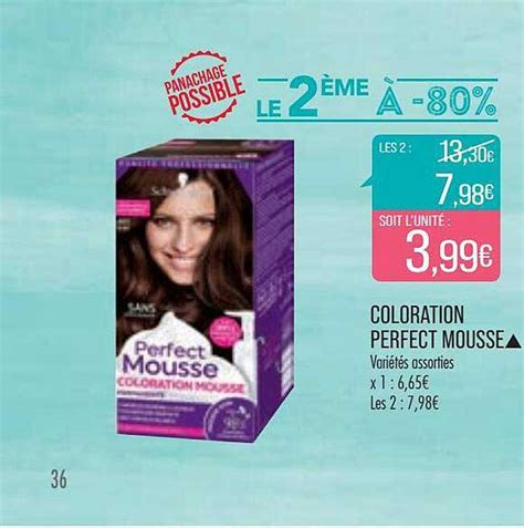 Promo Coloration Perfect Mousse Chez Match Icatalogue Fr