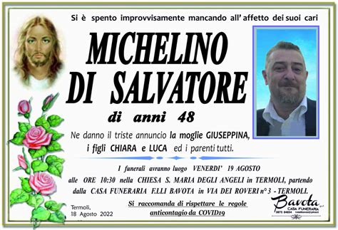 Necrologi Today Annuncio Michelino Di Salvatore