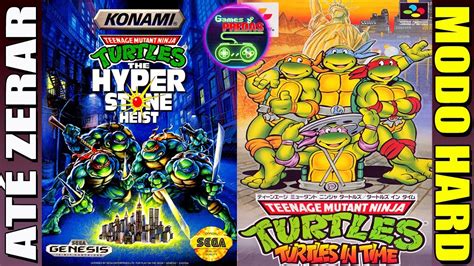 Teenage Mutant Ninja Turtles Snes E Mega Drive At Zerar No Hard