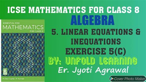 Icse Mathematics Class A Das Gupta Solutions Algebra Linear