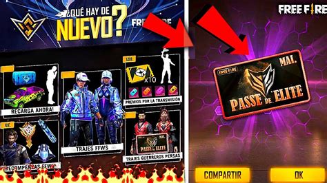 Ya Sali Nueva Agenda Semanal Free Fire Pase Elite En Descuento