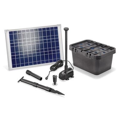 Kit Pompe Solaire Avec Filtre Pour Bassin Et Fontaine