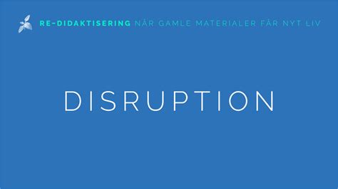 Disruption Eux Innovation C Viden Om Data