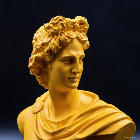 Greek Roman God Apollo Bust Statue Apollo Belvedere Museum Replica