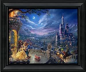 Amazon Thomas Kinkade Disney Beauty And The Beast Dancing In The