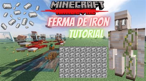 Cea Mai Eficienta Ferma De Iron De Pe Minecraft Youtube