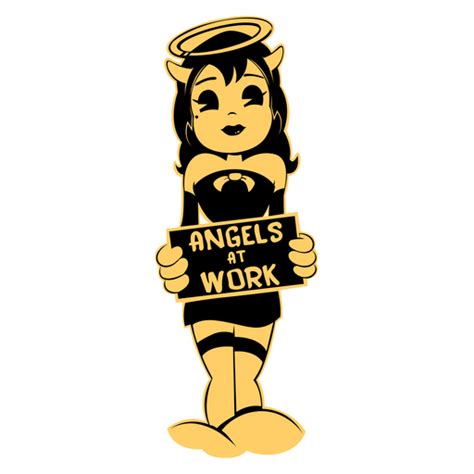 Bendy and Ink Machine Alice Angel Sticker - Sticker Mania