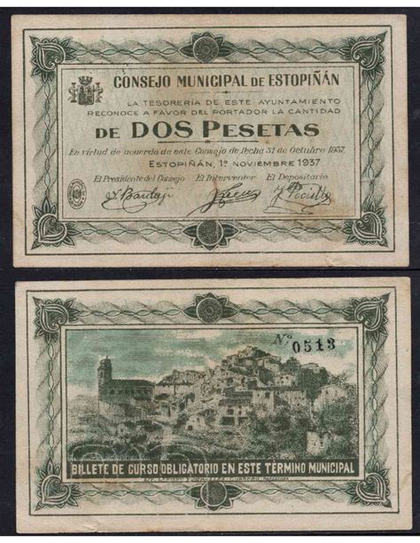 España 1937 Billetes Locales Repúblicanos Nº RG2386 EBC XF