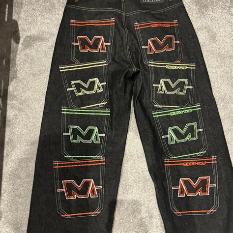 multi pocket jeans multi stitch   global depop