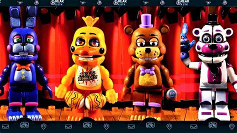 Lego Fnaf Ar Rock Star Animatronics Special Delivery Workshop Youtube