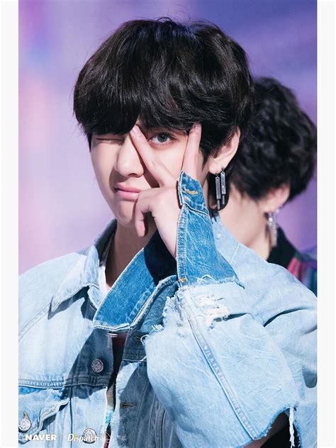 "BTS TAEHYUNG V FAKE LOVE" Metal Print for Sale by kikimini | Redbubble