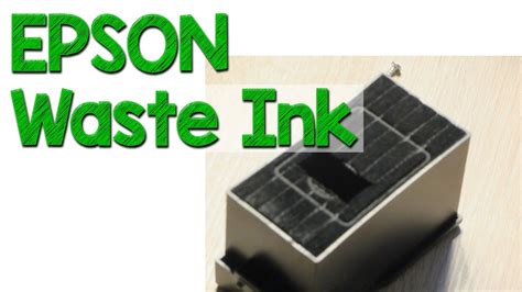 Epson Resttintentank Waste Ink Austauschen And Resetten Youtube