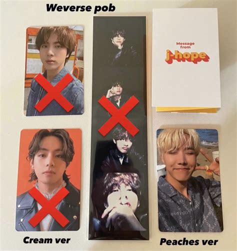 WTT Butter Album PC Photo Strip Weverse POB Hobbies Toys