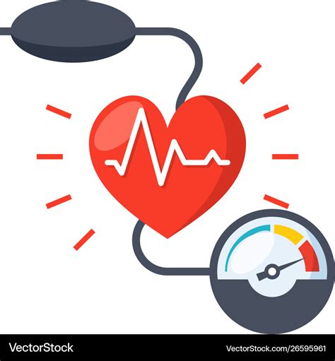 Blood Pressure Icon Royalty Free Vector Image Vectorstock