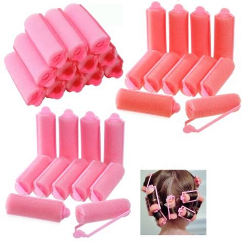 32 Small Foam Hair Rollers Curls Waves Soft Cushion Curlers Care