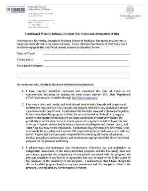 Fillable Online Globalhealth Northwestern Dates Of Travel Destinations