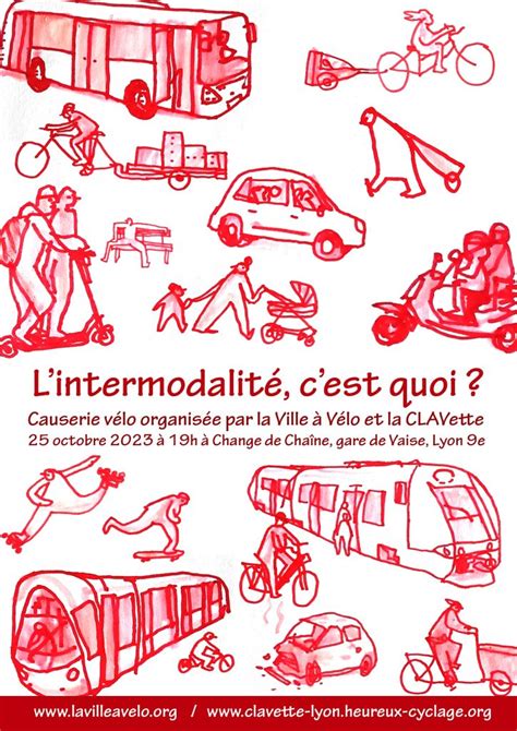 Causerie vélo Lintermodalité cest quoi Mercredi 25 octobre