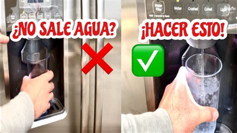 No Sale Agua De Tu Refrigerador Arr Glalo En Minutos Youtube