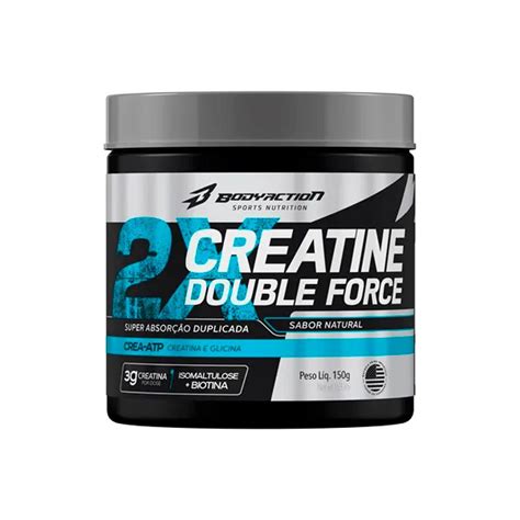 Creatine Double Force 150g Pré treino BodyAction Submarino