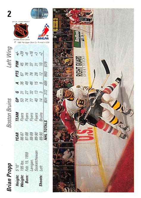 1990 91 Upper Deck Base Hockey Checklist New Vintage Sports Non