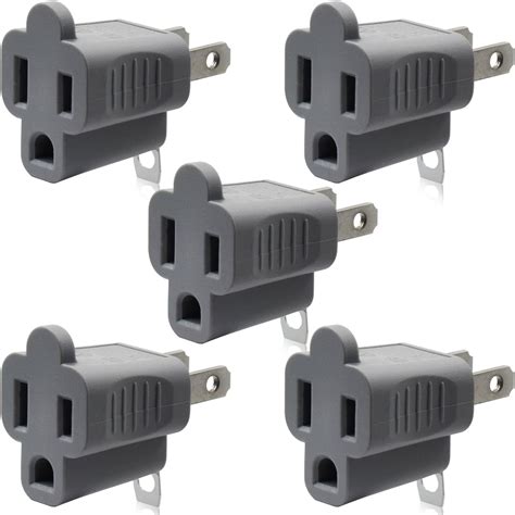 Ge Polarized Grounding Outlet Extender 20 Pack Turn 2 Prong Into 3 Easy To Install Indoor